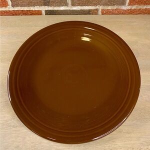 Fiesta Ware Chocolate Dinner Plate 10.5” Retired Color
